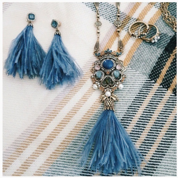 Chloe and Isabel royal thistle earrings - Picture 3 of 4